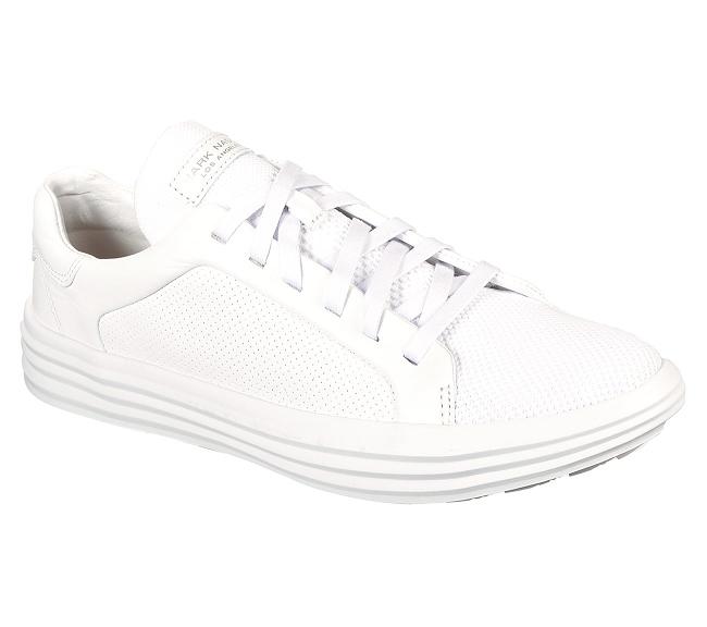 Zapatos Sin Cordones Skechers Hombre - Shogun Blanco UKNQM9820